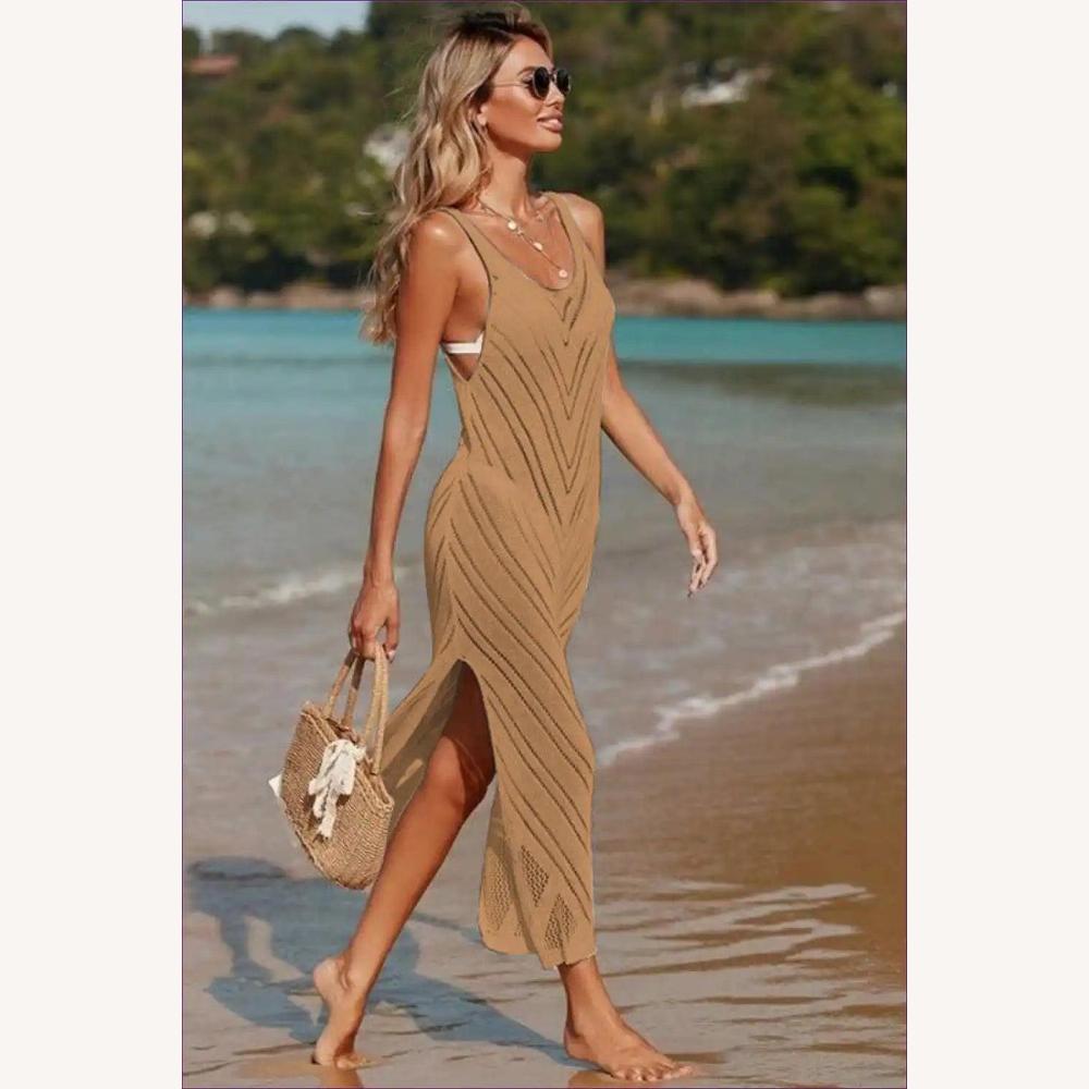 Couverture de Plage au Crochet Boho Chic – Protection Solaire, Style Élégant, Taille Unique, Légère et Confortable
