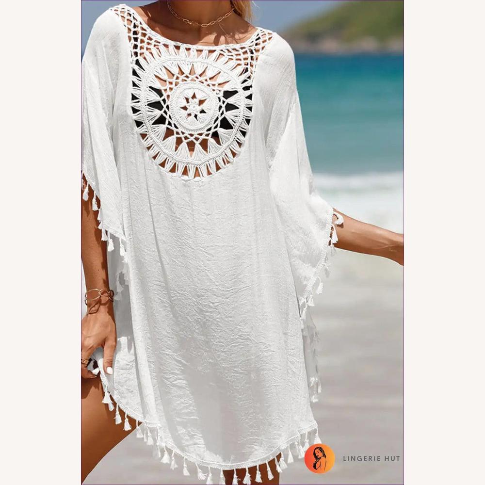 Dissimulation de Plage en Crochet Pour Femme – Style Bohème, Ajustement Lâche, Tissu Doux et Respirant