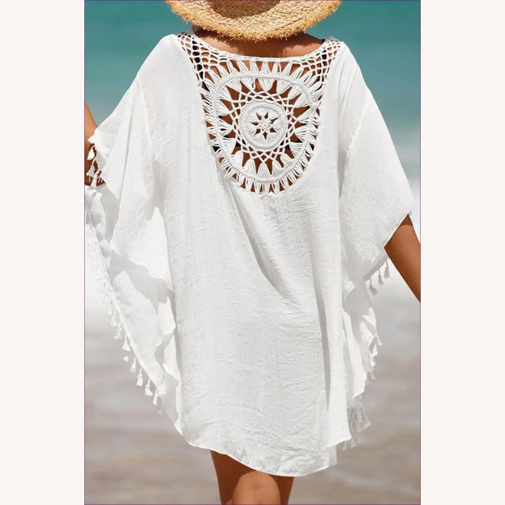 Dissimulation de Plage en Crochet Pour Femme – Style Bohème, Ajustement Lâche, Tissu Doux et Respirant