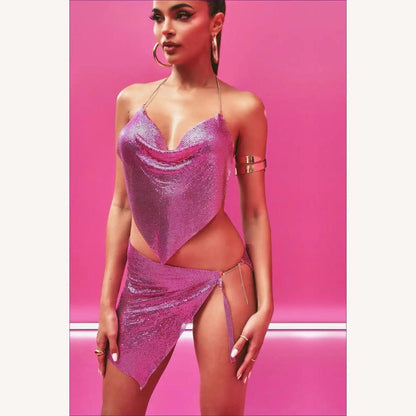 High Waist Floral Polyester Women's Bikini – Elegant Swimsuit for Summer