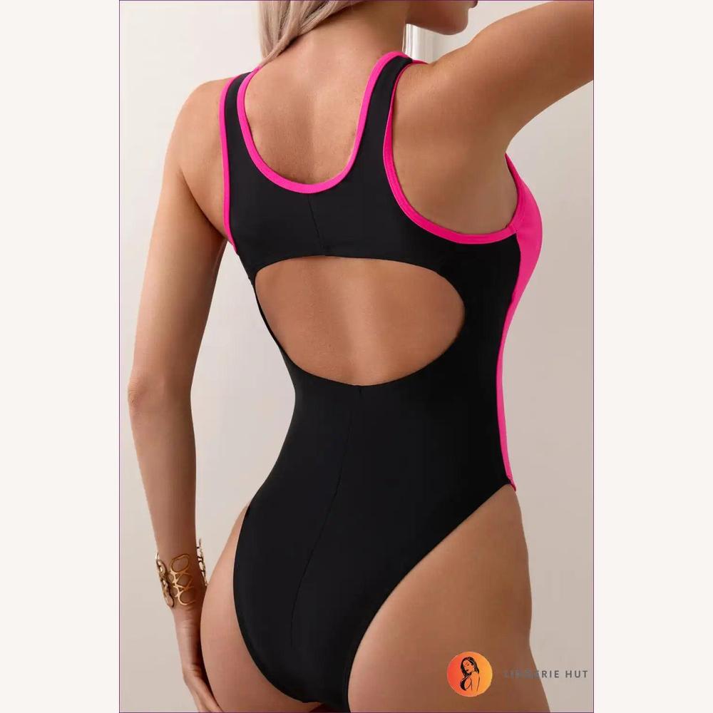Maillot de Bain Femme 1 Pièce Sportif en Nylon avec Détails Boho – Élégance et Confort pour l'Été