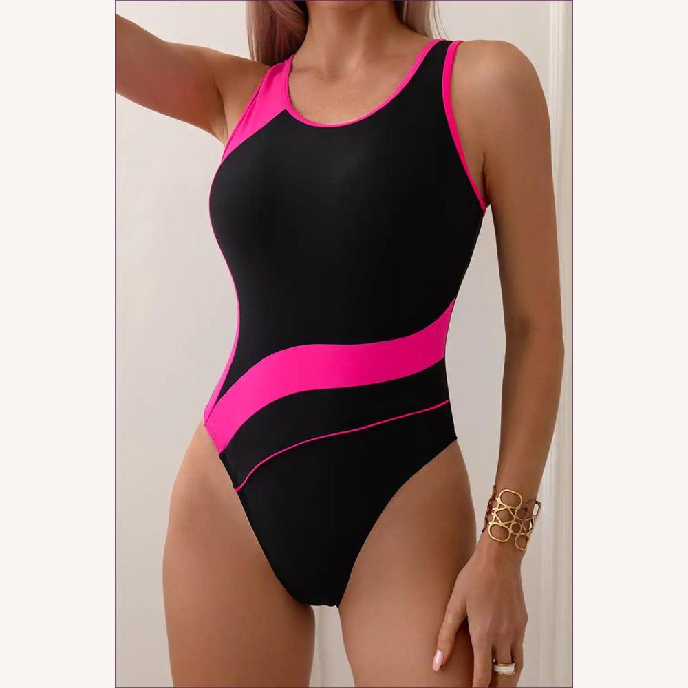 Maillot de Bain Femme 1 Pièce Sportif en Nylon avec Détails Boho – Élégance et Confort pour l'Été
