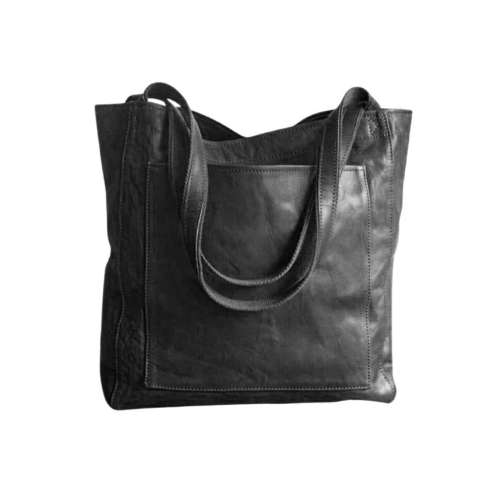 Sac à Main Femme en Cuir Vieilli Élégant – Grand Format, Résistant aux Rayures et à l'Eau, Idéal pour Toutes Occasions