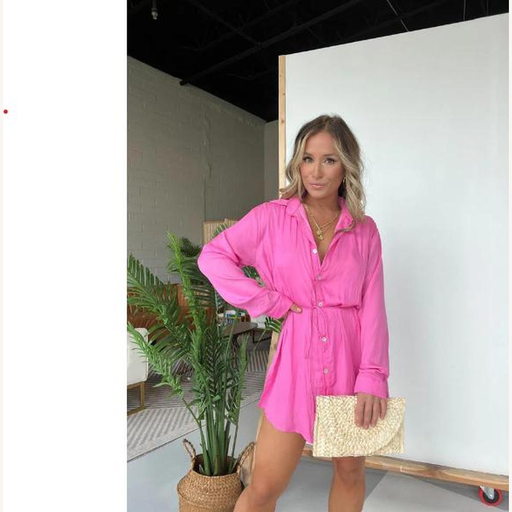 Variant image for Combishort Femme Satiné Léger avec Manches Longues et Détail Ceinturé – Élégant et Confortable-7