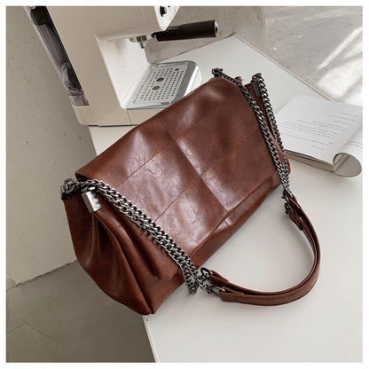 Women's PU Shoulder Bag – 31x20x13 cm, Elegant and Practical for Outings and Travel