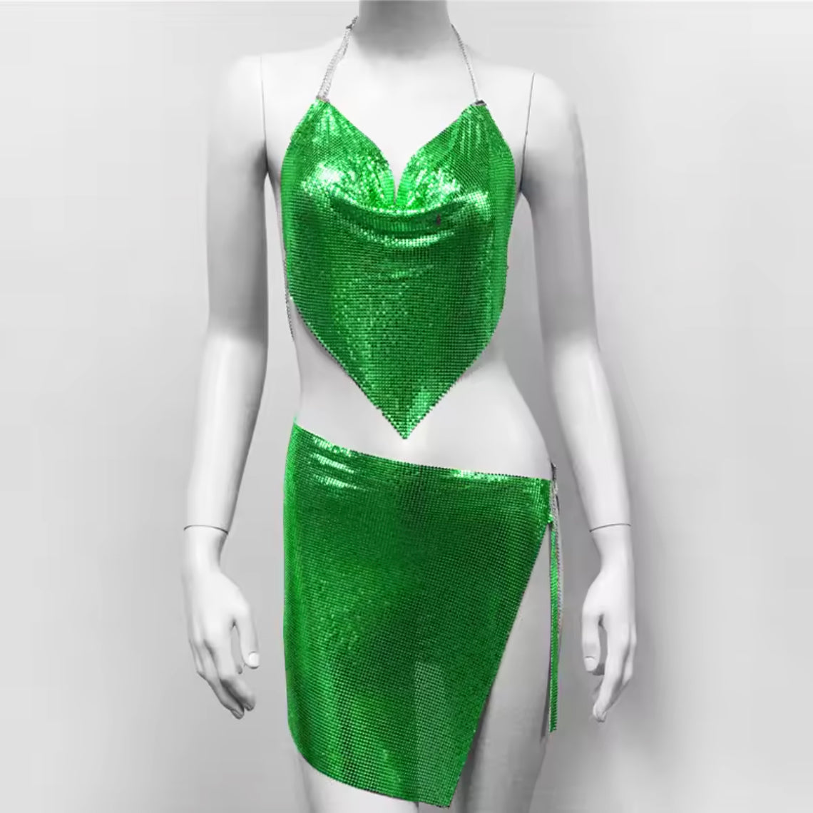 High Waist Floral Polyester Women's Bikini – Elegant Swimsuit for Summer