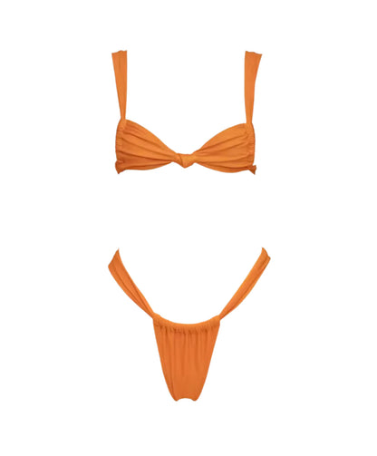 Floral Bikini Set for Women with Adjustable Straps – Elegant Swimsuit for Beach and Pool