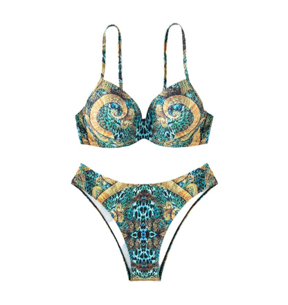 Tribal Totemic Bikini Women – Sexy Animal Print Swimsuit, Comfortable and Elegant, Sizes S to XL