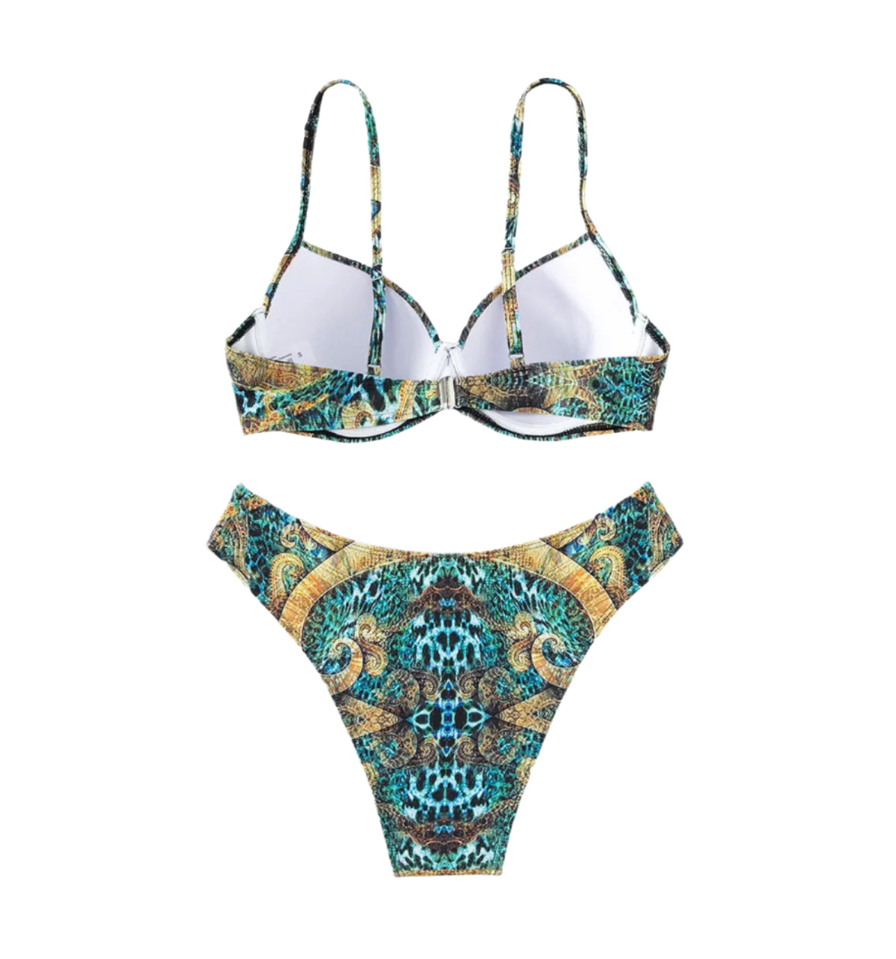 Bikini Tribal Totémique Femme – Maillot de Bain Sexy Imprimé Animal, Confortable et Élégant, Tailles S à XL