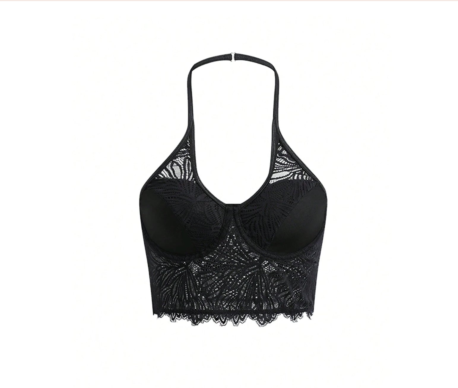 Camisole en Dentelle Sexy à Encolure Licou pour Femme – Ajustement Slim, Découpes Sensuelles, Élégance Estivale
