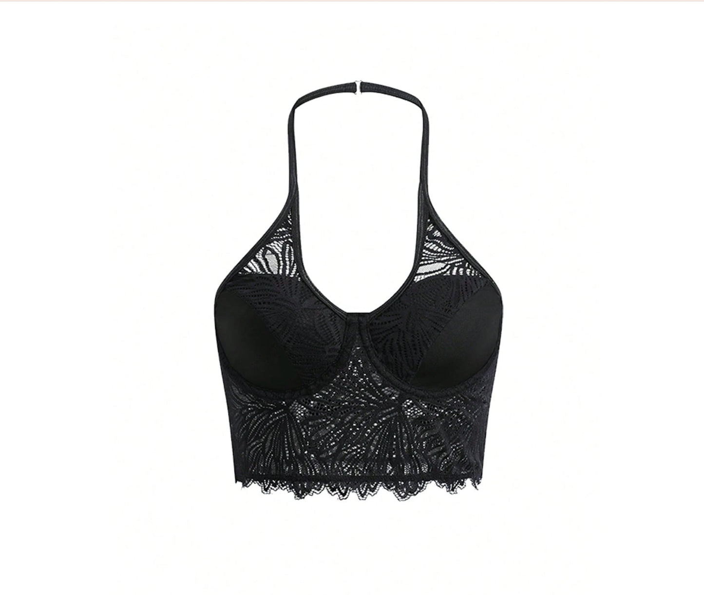 Sexy Lace Halter Neck Camisole for Women – Slim Fit, Sensual Cutouts, Summer Elegance