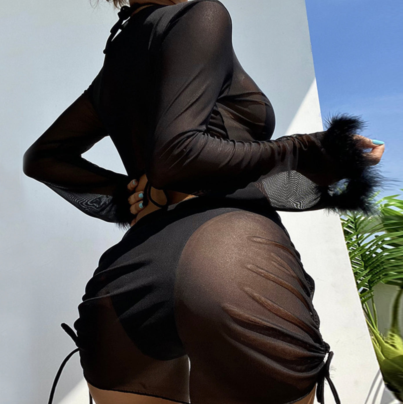 Women's Boho Swimsuit with Halter Top and Bikini Bottom – Elegant and Comfortable for the Beach