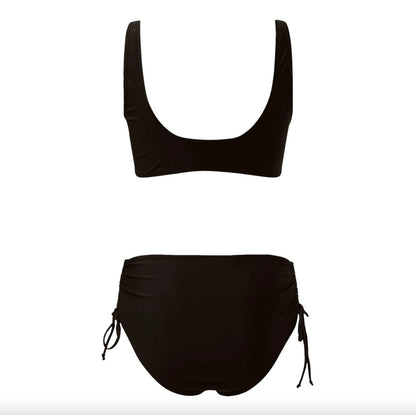 High Waist Elegant Women's Bikini in Water-Resistant Fabric – Chic Swimsuit for Beach and Pool