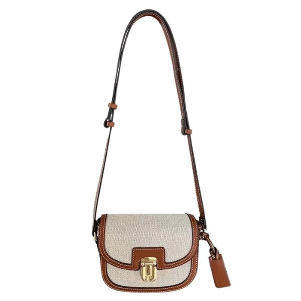 Sac Bandoulière Femme Isaline – Compact et Élégant, Cuir Synthétique, 18 cm x 14 cm, Idéal pour Sorties Décontractées