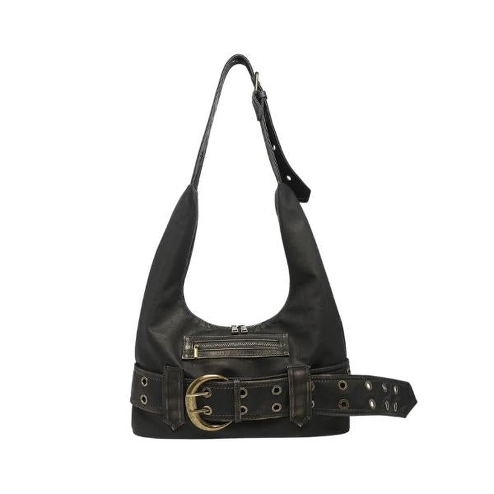 Sac Hobo Femme Éclectique en Denim avec Sangle Réglable – Sac à Main Compact et Spacieux pour un Style Tendance