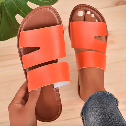 Women's Black Sandals Size 38 Synthetic Minimalist Summer Comfort