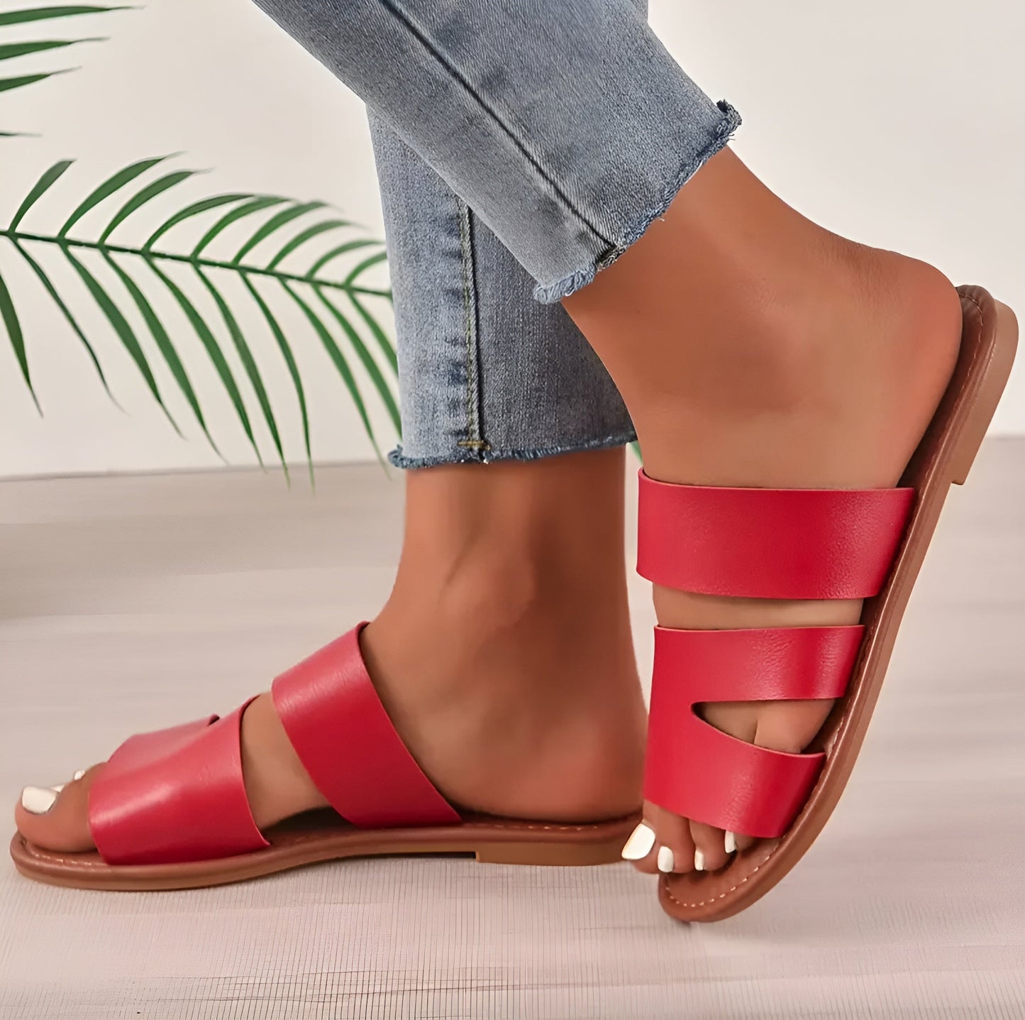 Women's Black Sandals Size 38 Synthetic Minimalist Summer Comfort