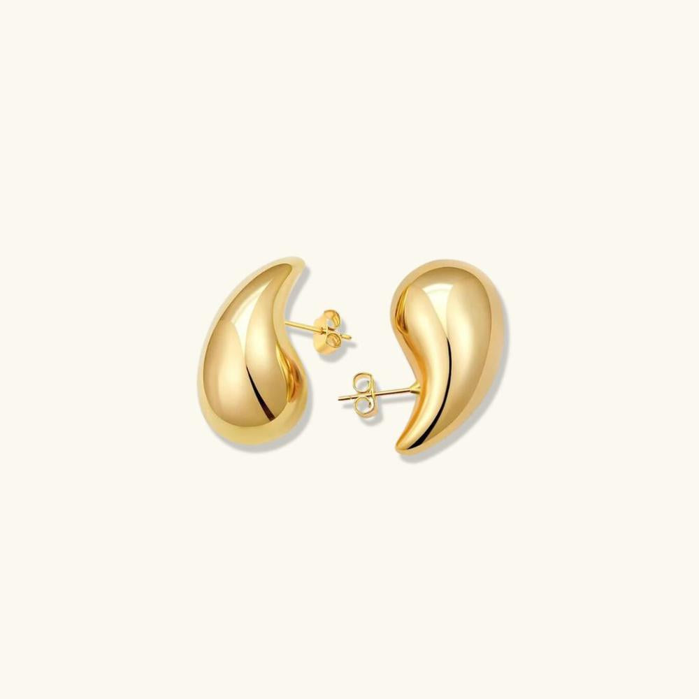 Boucles d'oreilles pendantes Or 18K Taille S et L Femme