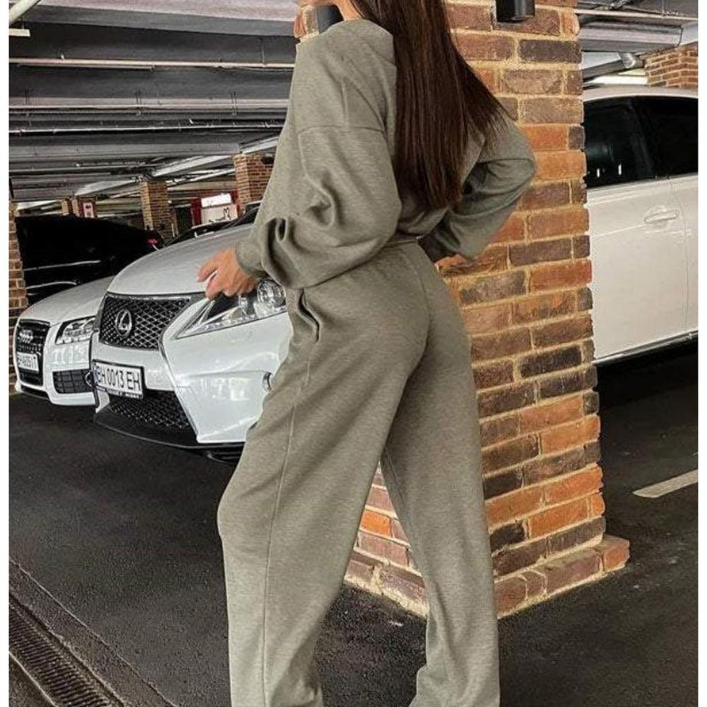 Ensemble Loungewear Femme en Maille Douce – Cardigan Ample et Pantalon Confortable Taille S à XL