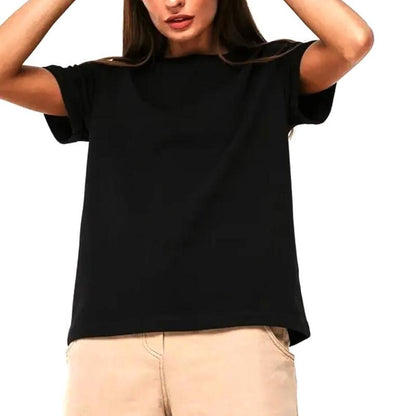 Men's T-Shirt in Soft Cotton – Round Neck, Straight Cut, Ideal for Casual and Office Look